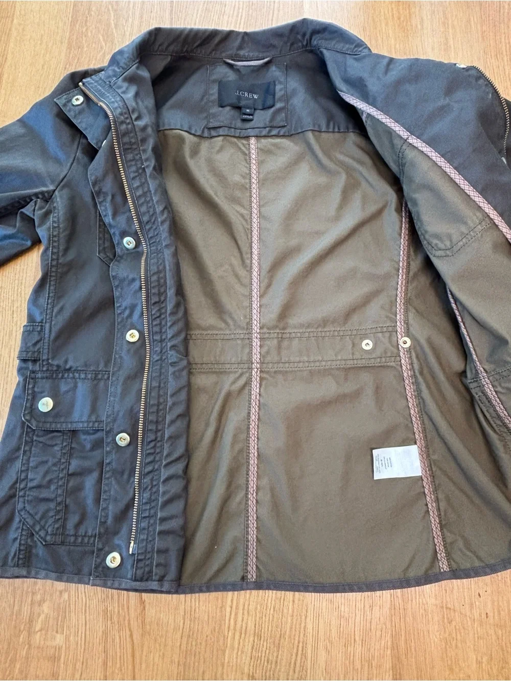 J. Crew Dark Green Downtown Field Utility Jacket | Women's Medium